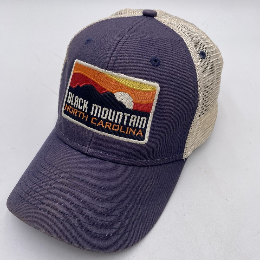 Black Mountain North‎ Carolina Hat Blue SnapBack Trucker Mesh Cleaned VGC